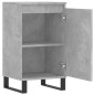 Credenza Grigio Cemento 40x35x70 cm in Legno Multistrato Credenza Grigio Cemento 40x35x70 cm in Legno Multistrato