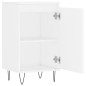 Credenza Bianca 40x35x70 cm in Legno Multistrato Credenza Bianca 40x35x70 cm in Legno Multistrato