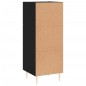 Credenza Nero 34,5x34x90 cm in Legno Multistrato Credenza Nero 34,5x34x90 cm in Legno Multistrato