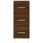 Credenza Rovere Marrone 34,5x34x90 cm in Legno Multistrato Credenza Rovere Marrone 34,5x34x90 cm in Legno Multistrato