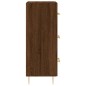 Credenza Rovere Marrone 34,5x34x90 cm in Legno Multistrato Credenza Rovere Marrone 34,5x34x90 cm in Legno Multistrato