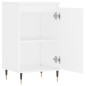 Credenza Bianca 40x35x70 cm in Legno Multistrato Credenza Bianca 40x35x70 cm in Legno Multistrato