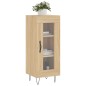 vidaXL Credenza Rovere Sonoma 34,5x34x90 cm in Legno Multistrato vidaXL Credenza Rovere Sonoma 34,5x34x90 cm in Legno Multistrato