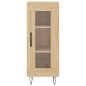 vidaXL Credenza Rovere Sonoma 34,5x34x90 cm in Legno Multistrato vidaXL Credenza Rovere Sonoma 34,5x34x90 cm in Legno Multistrato