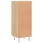 vidaXL Credenza Rovere Sonoma 34,5x34x90 cm in Legno Multistrato vidaXL Credenza Rovere Sonoma 34,5x34x90 cm in Legno Multistrato