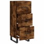 Credenza Rovere Fumo 34,5x34x90 cm in Legno Multistrato Credenza Rovere Fumo 34,5x34x90 cm in Legno Multistrato