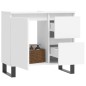 vidaXL Armadietto da Bagno Bianco 65x33x60 cm in Legno Multistrato vidaXL Armadietto da Bagno Bianco 65x33x60 cm in Legno Multistrato
