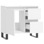 vidaXL Armadietto da Bagno Bianco 65x33x60 cm in Legno Multistrato vidaXL Armadietto da Bagno Bianco 65x33x60 cm in Legno Multistrato