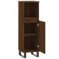 Armadietto Bagno Rovere Marrone 30x30x100 cm Legno Multistrato Armadietto Bagno Rovere Marrone 30x30x100 cm Legno Multistrato