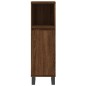 Armadietto Bagno Rovere Marrone 30x30x100 cm Legno Multistrato Armadietto Bagno Rovere Marrone 30x30x100 cm Legno Multistrato