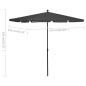 Ombrellone da Giardino con Palo 210x140 cm Antracite Ombrellone da Giardino con Palo 210x140 cm Antracite