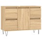 Mobile da Bagno Rovere Sonoma 80x33x60 cm in Legno Multistrato Mobile da Bagno Rovere Sonoma 80x33x60 cm in Legno Multistrato