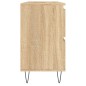 Mobile da Bagno Rovere Sonoma 80x33x60 cm in Legno Multistrato Mobile da Bagno Rovere Sonoma 80x33x60 cm in Legno Multistrato