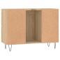 Mobile da Bagno Rovere Sonoma 80x33x60 cm in Legno Multistrato Mobile da Bagno Rovere Sonoma 80x33x60 cm in Legno Multistrato