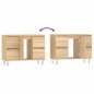 Mobile da Bagno Rovere Sonoma 80x33x60 cm in Legno Multistrato Mobile da Bagno Rovere Sonoma 80x33x60 cm in Legno Multistrato
