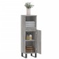 vidaXL Armadietto Bagno Grigio Sonoma 30x30x100cm in Legno Multistrato vidaXL Armadietto Bagno Grigio Sonoma 30x30x100cm in Legno Multistrato