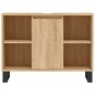 Mobile da Bagno Rovere Sonoma 80x33x60 cm in Legno Multistrato Mobile da Bagno Rovere Sonoma 80x33x60 cm in Legno Multistrato