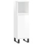 vidaXL Armadietto Bagno Bianco Lucido 30x30x100cm in Legno Multistrato vidaXL Armadietto Bagno Bianco Lucido 30x30x100cm in Legno Multistrato
