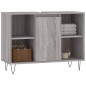 Mobile da Bagno Grigio Sonoma 80x33x60 cm in Legno Multistrato Mobile da Bagno Grigio Sonoma 80x33x60 cm in Legno Multistrato