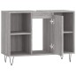 Mobile da Bagno Grigio Sonoma 80x33x60 cm in Legno Multistrato Mobile da Bagno Grigio Sonoma 80x33x60 cm in Legno Multistrato