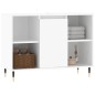 Armadietto Bagno Bianco Lucido 80x33x60cm in Legno Multistrato Armadietto Bagno Bianco Lucido 80x33x60cm in Legno Multistrato