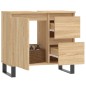 Armadietto da Bagno Rovere Sonoma 65x33x60 cm Legno Multistrato Armadietto da Bagno Rovere Sonoma 65x33x60 cm Legno Multistrato