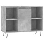 Armadietto da Bagno Grigio Cemento 80x33x60cm Legno Multistrato Armadietto da Bagno Grigio Cemento 80x33x60cm Legno Multistrato