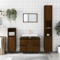 Armadietto Bagno Rovere Marrone 80x33x60cm in Legno Multistrato Armadietto Bagno Rovere Marrone 80x33x60cm in Legno Multistrato