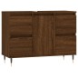 Armadietto Bagno Rovere Marrone 80x33x60cm in Legno Multistrato Armadietto Bagno Rovere Marrone 80x33x60cm in Legno Multistrato