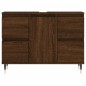 Armadietto Bagno Rovere Marrone 80x33x60cm in Legno Multistrato Armadietto Bagno Rovere Marrone 80x33x60cm in Legno Multistrato