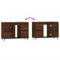 Armadietto Bagno Rovere Marrone 80x33x60cm in Legno Multistrato Armadietto Bagno Rovere Marrone 80x33x60cm in Legno Multistrato