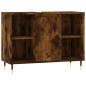 Armadietto Bagno Rovere Fumo 80x33x60 cm in Legno Multistrato Armadietto Bagno Rovere Fumo 80x33x60 cm in Legno Multistrato