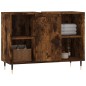 Armadietto Bagno Rovere Fumo 80x33x60 cm in Legno Multistrato Armadietto Bagno Rovere Fumo 80x33x60 cm in Legno Multistrato