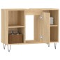 vidaXL Mobile da Bagno Rovere Sonoma 80x33x60 cm in Legno Multistrato