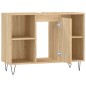 vidaXL Mobile da Bagno Rovere Sonoma 80x33x60 cm in Legno Multistrato