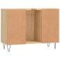 vidaXL Mobile da Bagno Rovere Sonoma 80x33x60 cm in Legno Multistrato