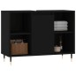 Mobile da Bagno Nero 80x33x60 cm in Legno Multistrato Mobile da Bagno Nero 80x33x60 cm in Legno Multistrato