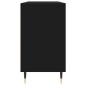 Mobile da Bagno Nero 80x33x60 cm in Legno Multistrato Mobile da Bagno Nero 80x33x60 cm in Legno Multistrato