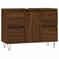 Armadietto Bagno Rovere Marrone 80x33x60cm in Legno Multistrato Armadietto Bagno Rovere Marrone 80x33x60cm in Legno Multistrato