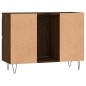 Armadietto Bagno Rovere Marrone 80x33x60cm in Legno Multistrato Armadietto Bagno Rovere Marrone 80x33x60cm in Legno Multistrato
