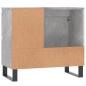Armadietto da Bagno Grigio Cemento 65x33x60cm Legno Multistrato Armadietto da Bagno Grigio Cemento 65x33x60cm Legno Multistrato