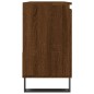 vidaXL Armadietto Bagno Rovere Marrone 65x33x60cm in Legno Multistrato vidaXL Armadietto Bagno Rovere Marrone 65x33x60cm in Legno Multistrato