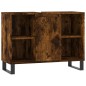 Armadietto Bagno Rovere Fumo 80x33x60 cm in Legno Multistrato Armadietto Bagno Rovere Fumo 80x33x60 cm in Legno Multistrato