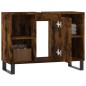 Armadietto Bagno Rovere Fumo 80x33x60 cm in Legno Multistrato Armadietto Bagno Rovere Fumo 80x33x60 cm in Legno Multistrato