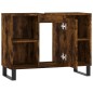 Armadietto Bagno Rovere Fumo 80x33x60 cm in Legno Multistrato Armadietto Bagno Rovere Fumo 80x33x60 cm in Legno Multistrato