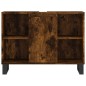 Armadietto Bagno Rovere Fumo 80x33x60 cm in Legno Multistrato Armadietto Bagno Rovere Fumo 80x33x60 cm in Legno Multistrato