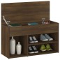 Scarpiera Rovere Marrone 80x30x45 cm in Legno Multistrato Scarpiera Rovere Marrone 80x30x45 cm in Legno Multistrato