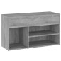 Scarpiera Grigio Sonoma 80x30x45 cm in Legno Multistrato Scarpiera Grigio Sonoma 80x30x45 cm in Legno Multistrato