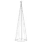 Albero di Natale a Cono con 752 LED Bianco Caldo 160x500 cm Albero di Natale a Cono con 752 LED Bianco Caldo 160x500 cm