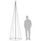 Albero di Natale a Cono con 300 LED Bianco Caldo 100x300 cm